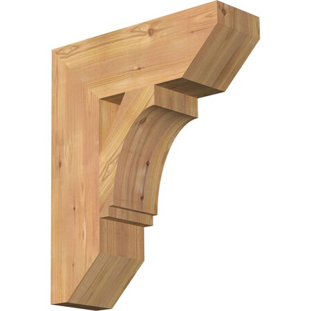 Ekena Millwork Imperial Slat Smooth Bracket, Western Red Cedar, 5 1/2"W x 18"D x 22"H BKT06X18X22IMP06SWR